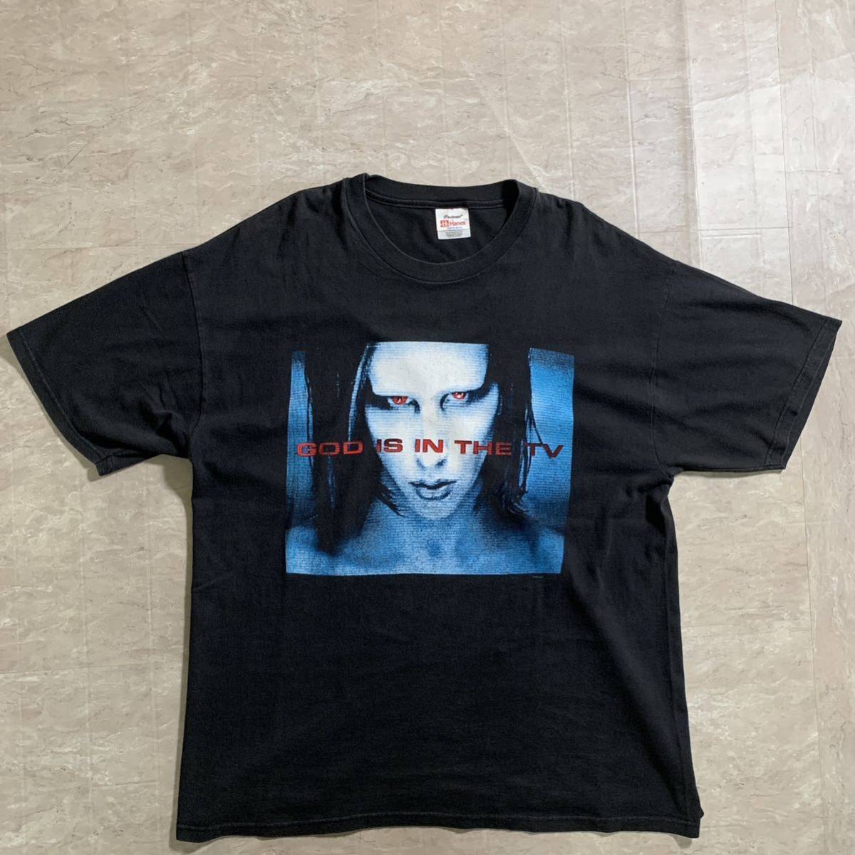 マリリンマンソン ヴィンテージ Tシャツ ブート ユーロブート 00's