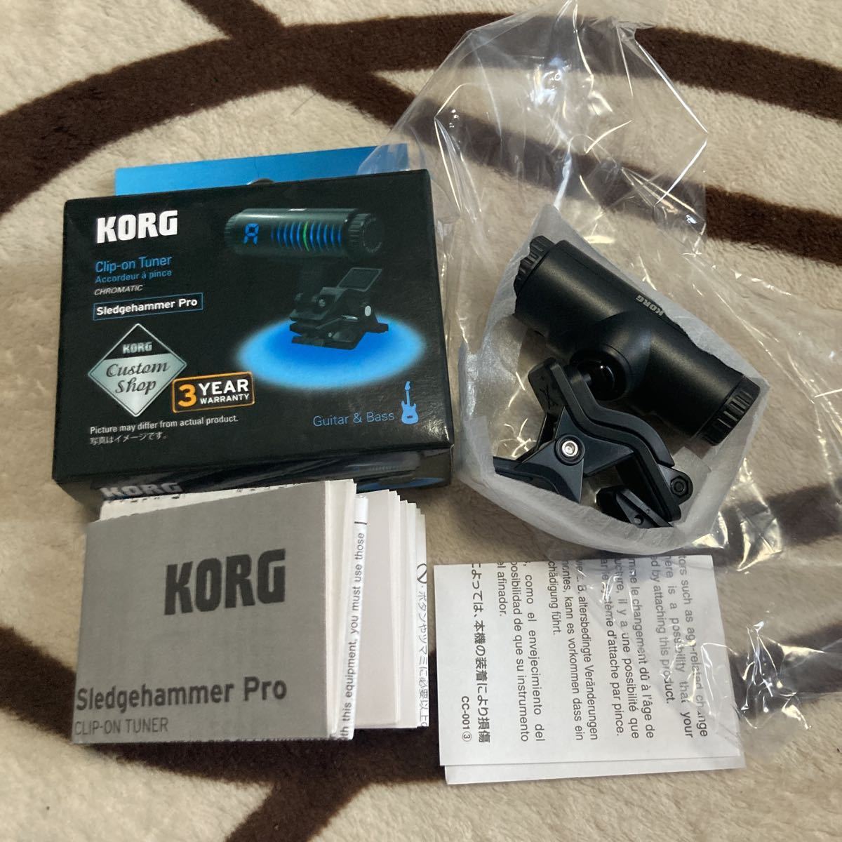 【やや傷や汚れあり】送料無料 SHPRO スレッジハンマープロ Sledgehammer PRO クリップチューナー コルグの落札