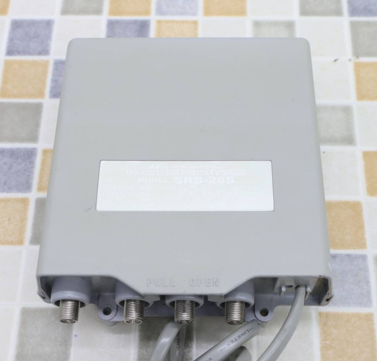 【やや傷や汚れあり】∨家庭用 ｜双方向CATV増幅器｜NIPPON ANTENNA 日本アンテナ SRB28S SRBPS CATV
