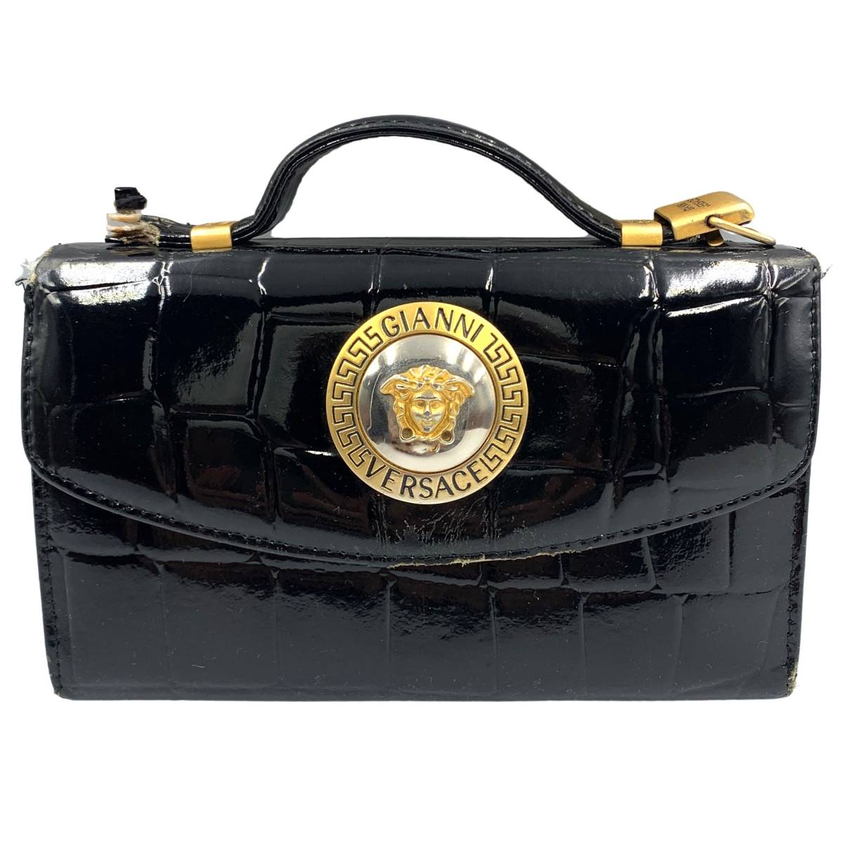 VERSACE ヴェルサーチ バニティバッグ 美品 GIANNI VERSACE