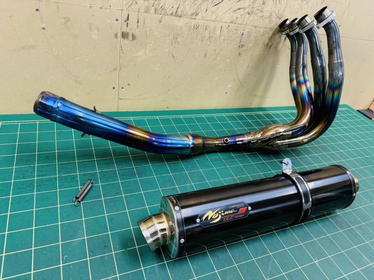 【目立った傷や汚れなし】★R60 売切り! 美品 カワサキ ZX14R ZX14R ノジマ DLC チタン フルエキゾースト マフラー サイレンサー KAWASAKI NINJA JMCA