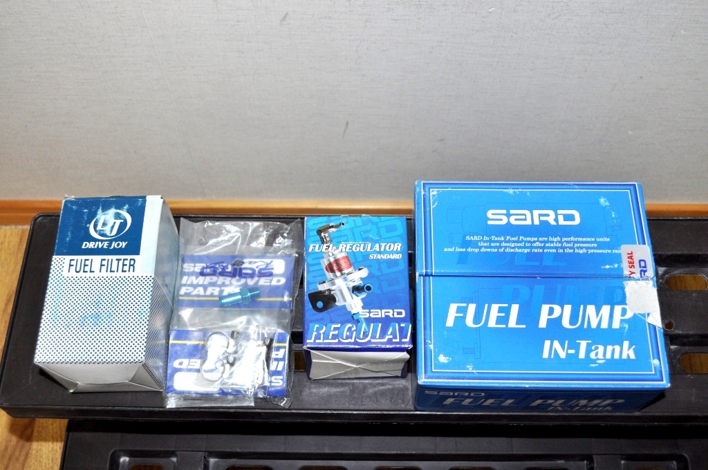 【未使用】未使用 SARD FUEL PUMP サード フューエル ポンプ 燃料ポンプ 燃圧調整式 フューエル レギュレター フィルター SET JZX100 JZX110 1JZ 2JZの