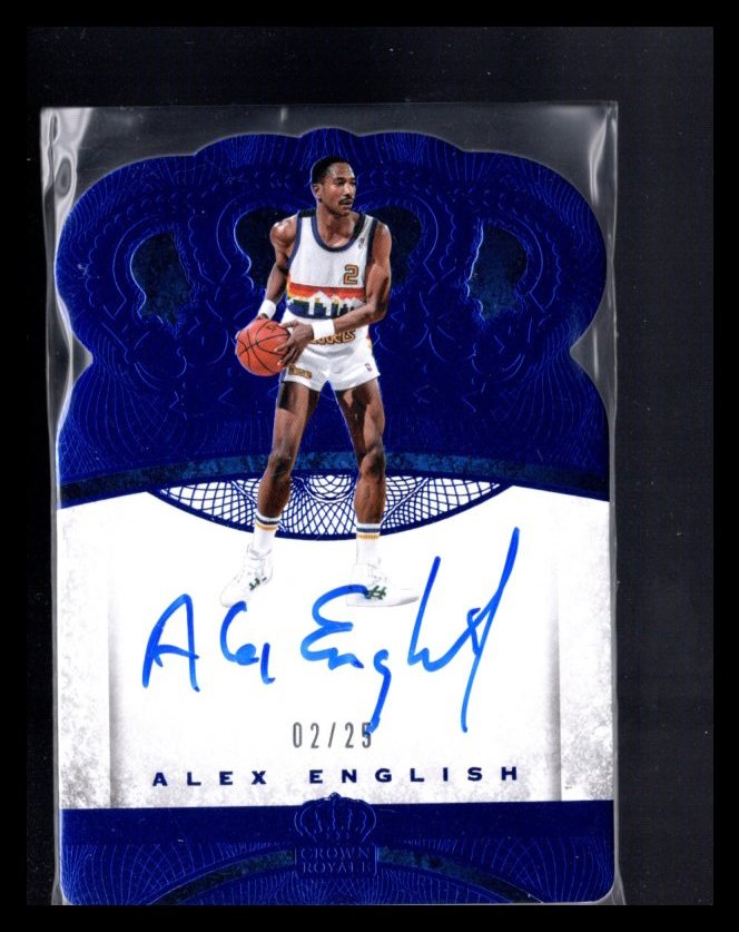 【未使用に近い】1617 Panini Preferred Crown Royal ALEX ENGLISH autograph 02/25