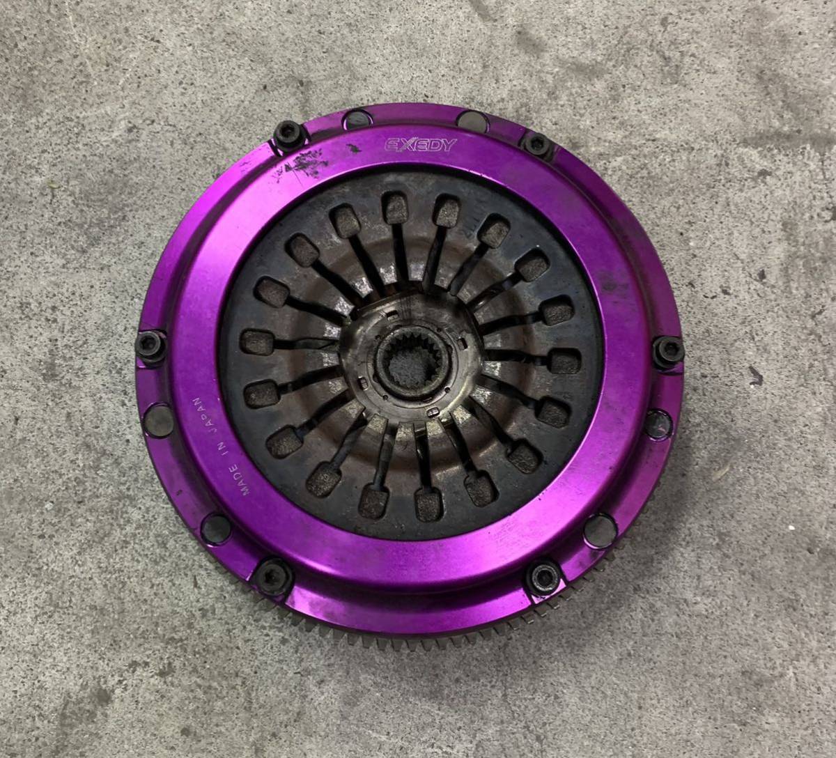【やや傷や汚れあり】jzx100 エクセディ 強化クラッチ&フライホイール EXEDY jzx90 jzx110 jzs151 jzs171