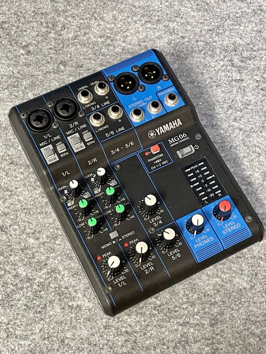 Amazon | ヤマハ YAMAHA 6チャンネルミキシングコンソール MG06