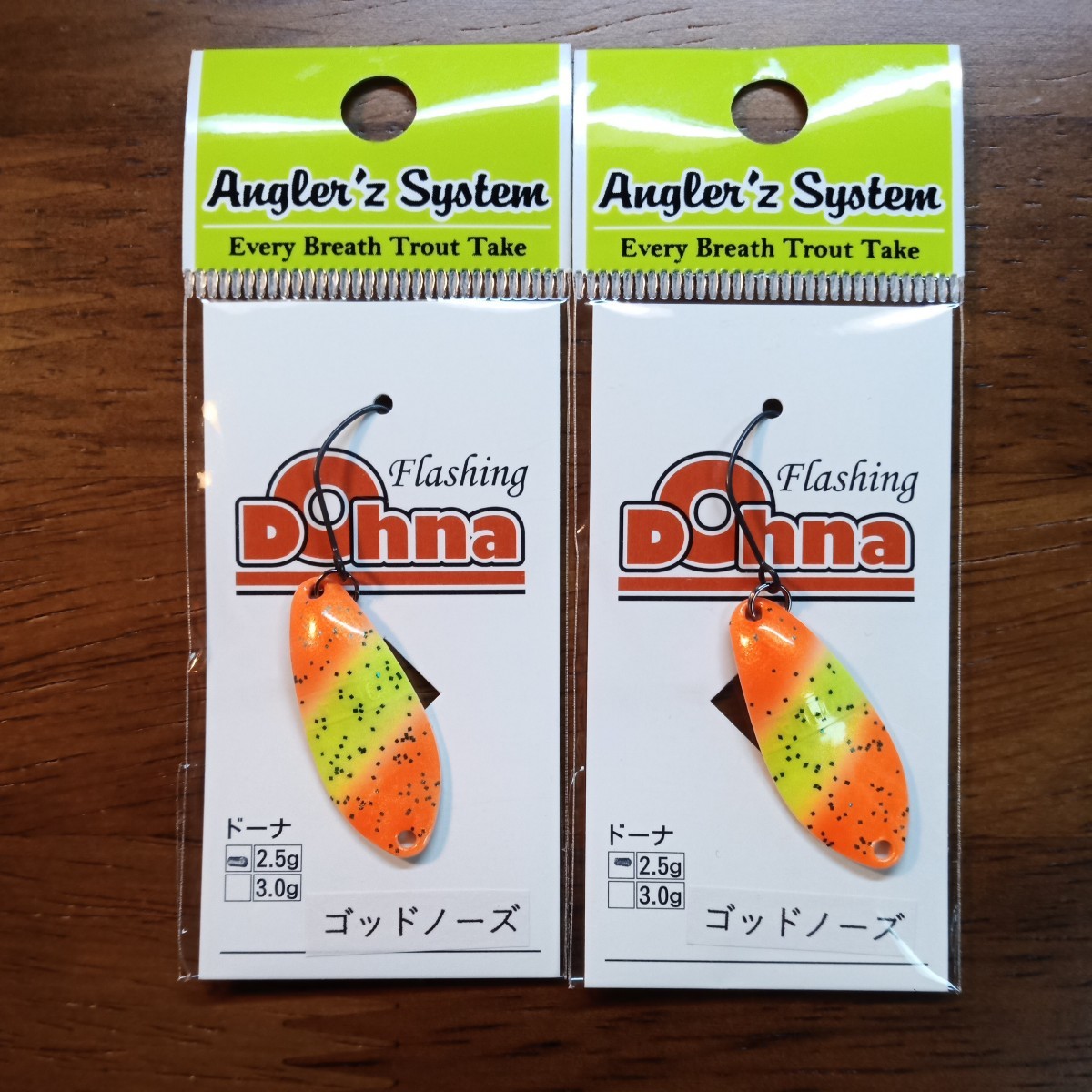 未使用】【新品未使用】ドーナ 2.5g 計2枚セット/アングラーズシステム