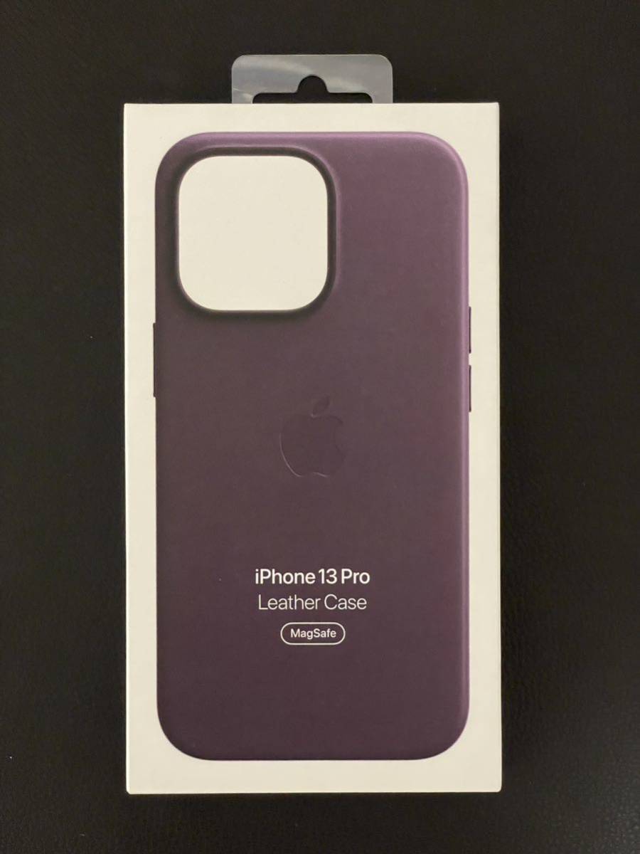 APPLE IPHONE13 PRO 純正レザーケース ダークチェリー 僕がApple