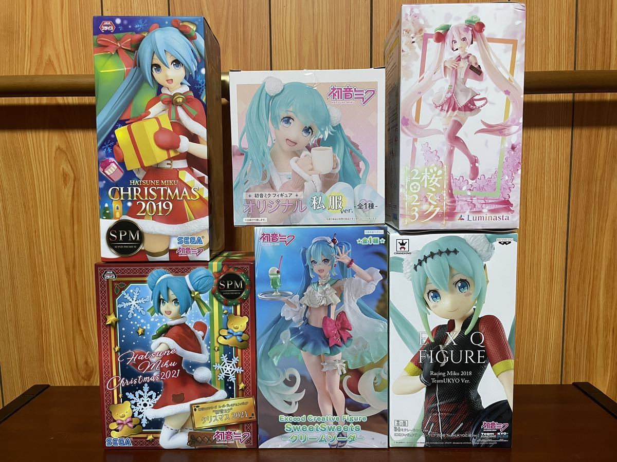 初音ミク フィギュア クリームソーダ 鋭く Luminasta 各種 まとめ 売買 
