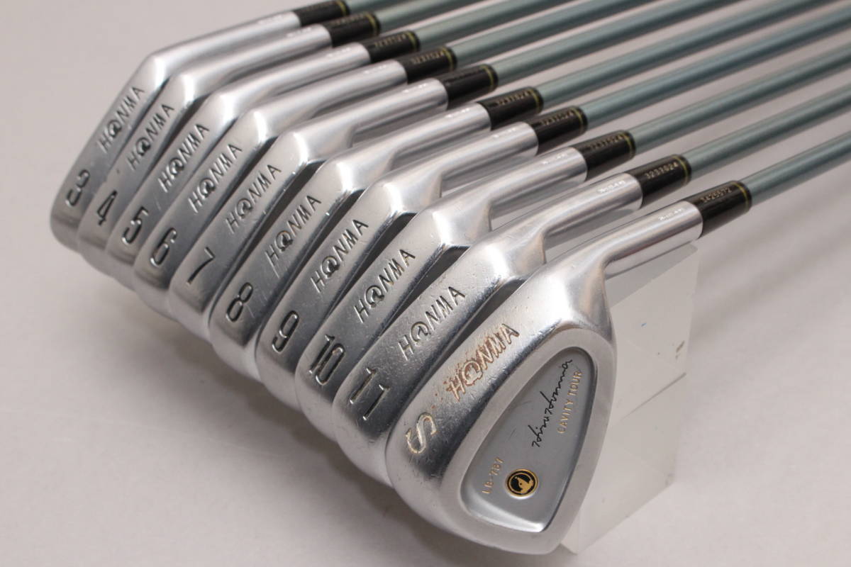 【良品】ホンマ アイアンセット 10本《3-11/S》Hiro Honma LB-737 CAVITY TOUR《S-2》シャフト美品 ゴルフ ＃160※G865の1番目の画像