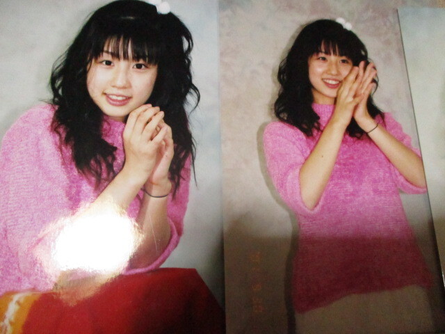 小倉優子 窓ぎわのメッセージ フォトカードコンプリート 生写真付 4枚