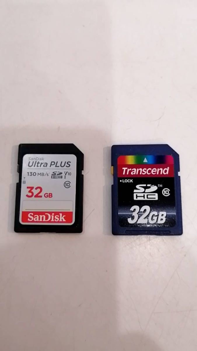 【やや傷や汚れあり】[まとめ売り]SDカード 32GB サンディスク ウルトラ プラス SDHC UHSI カード 32GB トランセンド