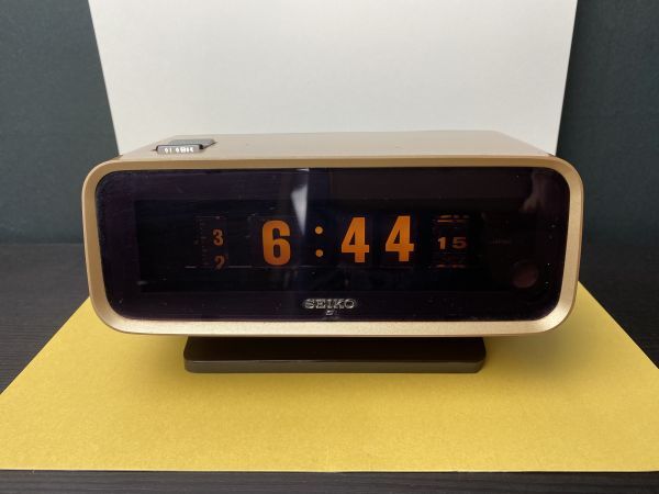 傷や汚れあり】tht☆動作確認済み☆SEIKO セイコー パタパタ時計 DL409