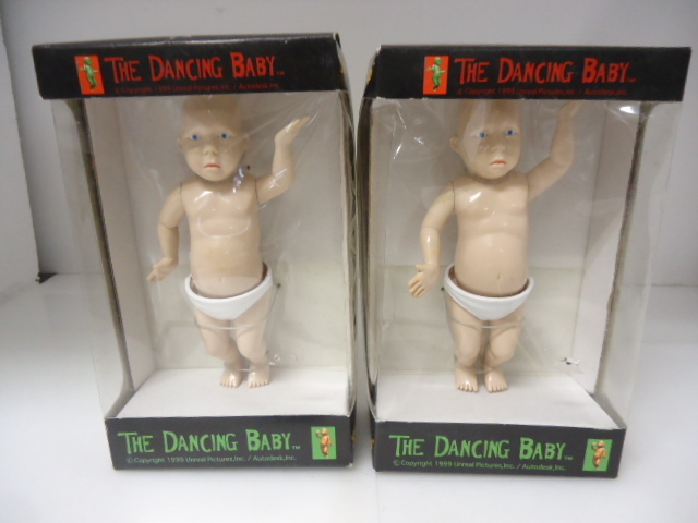 中古】【開封済み 中古】1990年代 当時物 電動 ダンシングベイビー