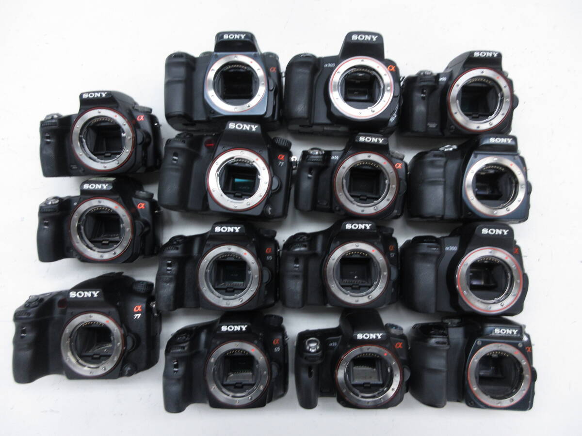 【全体的に状態が悪い】(4939N)ジャンク SONY SLT-A33 SLT-A57 SLT-A55V SLT-A65V SLT-A77V ...