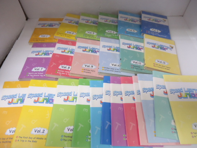 スピードラーニングジュニアCD &テキスト全24巻 （全巻セット