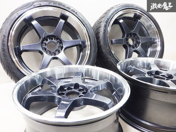 未使用】CLEAVE RACING SS05 18x9.5J +18 5H-114.3 SMC 2本セットの