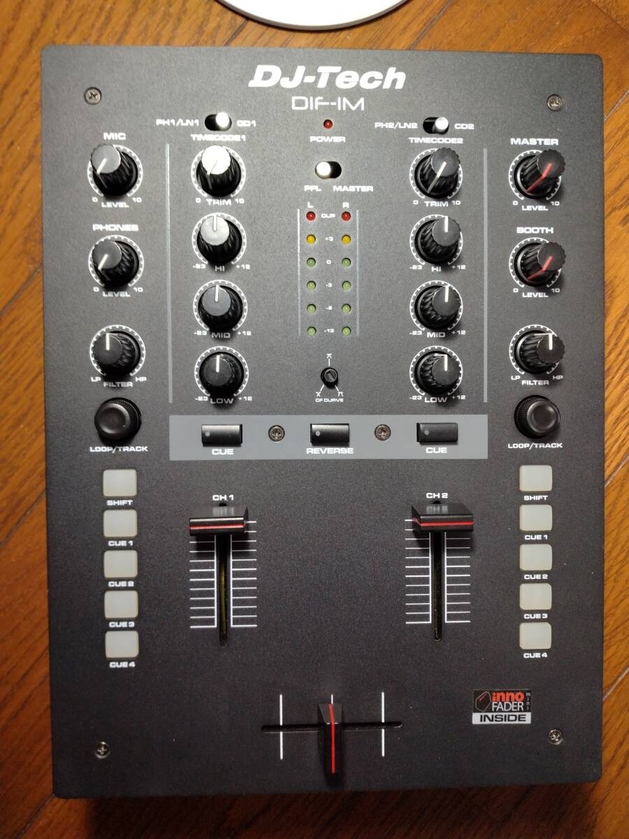 美品 DJ-Tech DIF-2S DJミキサー DVS対応 美品】DJ-Tech DIF-1S
