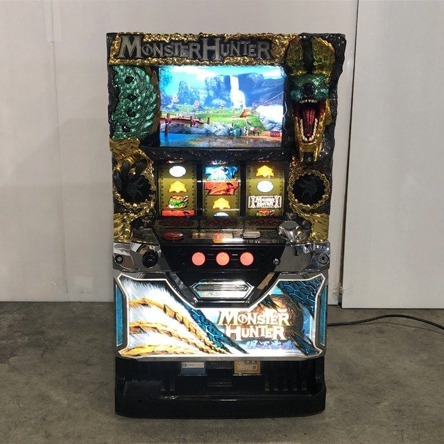 パチスロ】五号機 モンスターハンター月下雷鳴 実機 引き取り限定 愛知