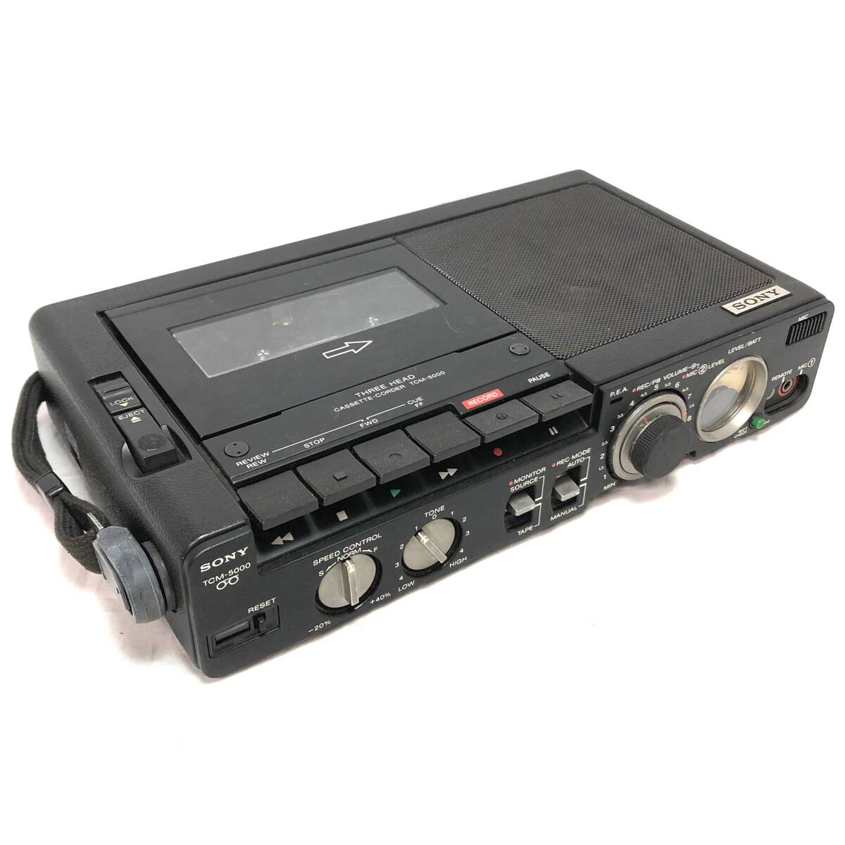 中古】 SONY TCM-5000 3ヘッド カセットデンスケ TCM-5000EV｜SONY