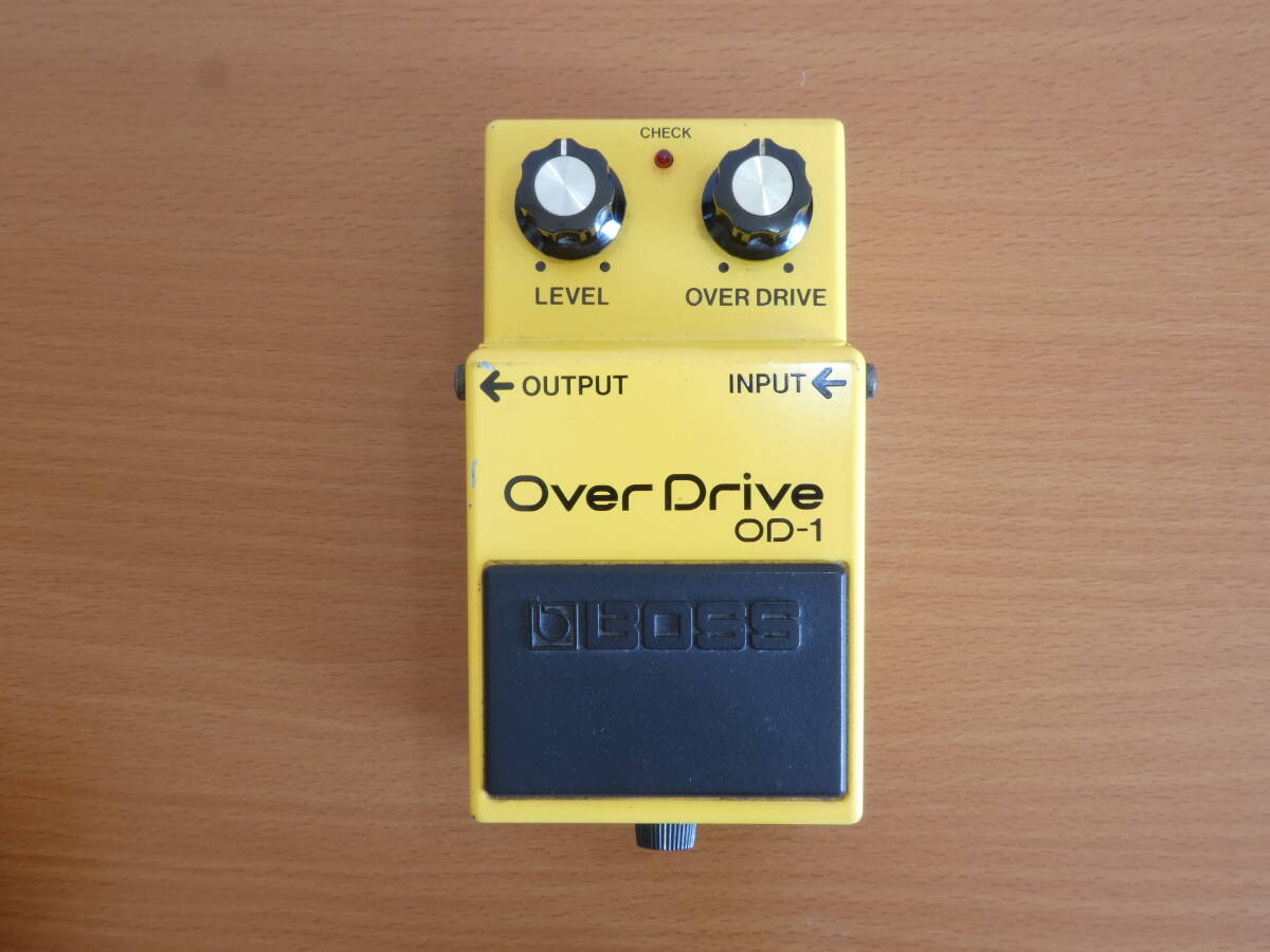【やや傷や汚れあり】 程度良好！ワンオーナー品！BOSS Over Drive OD-1 MADE IN JAPAN ボス オーバードライブ ...