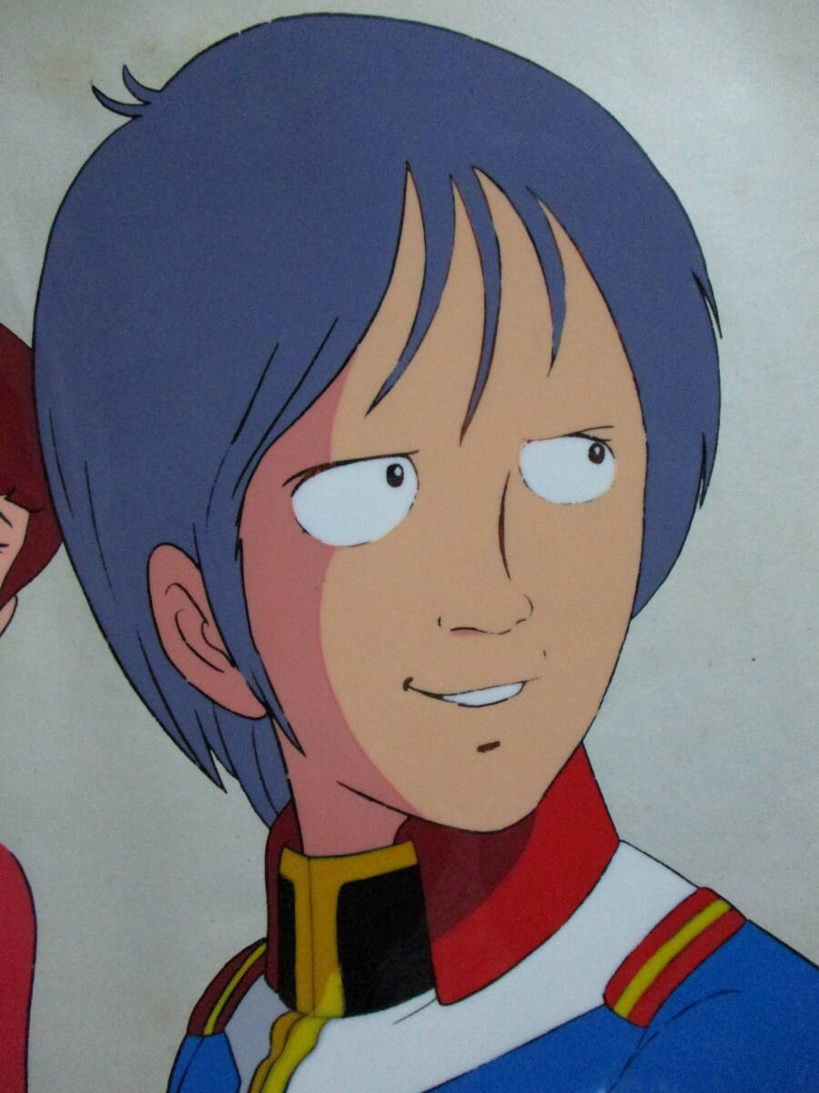 傷や汚れあり】「機動戦士ガンダム セル画：カイ・シデン ミハル 