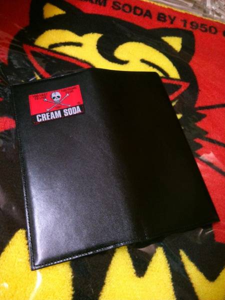 クリームソーダ/プレート/看板/ブラックキャッツ/ロカビリー/ロック/ブリキ