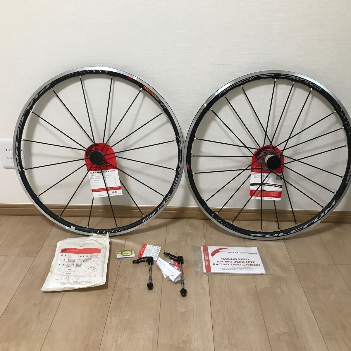 フルクラムレーシングゼロc17シマノフリー 前後セット