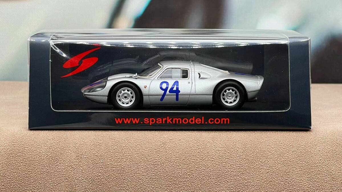 ZE538 LOOK SMART 1/43 Porsche 904 GTS Press 1963 Silver Ref LS308A NB