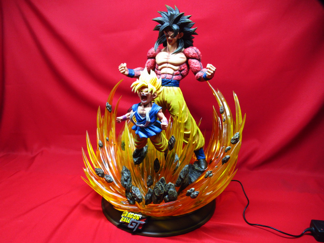 ドラゴンボール 孫悟空 SSJ4 & ベジータ フィギュア ガレージキット