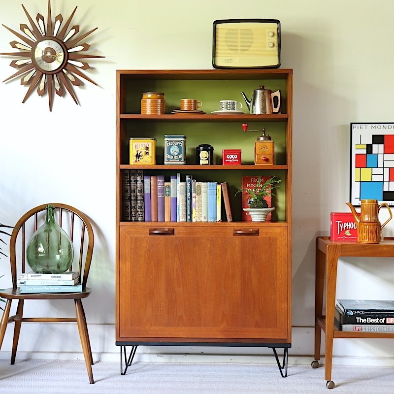 87959☆G-PLAN オープンシェルフ ブックケース 本棚 キャビネット