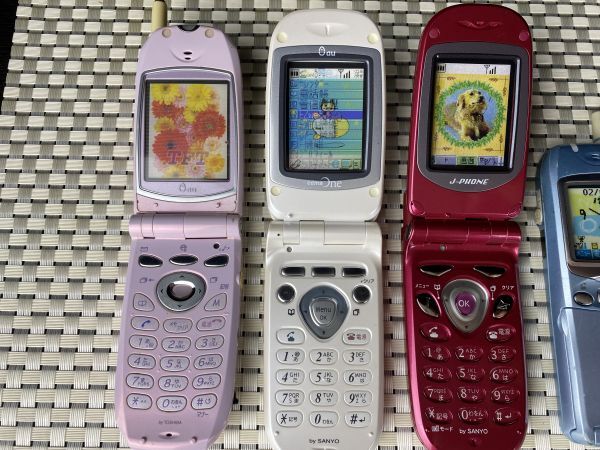 傷や汚れあり】☆ガラケー モック 5点 まとめて NTT DoCoMo D-209i