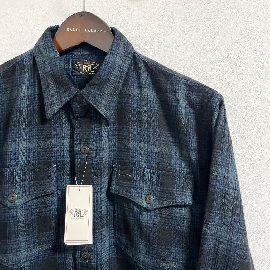 RRL ダブルアールエル オンブレシャツ 美品 RRL オンブレシャツ再入荷