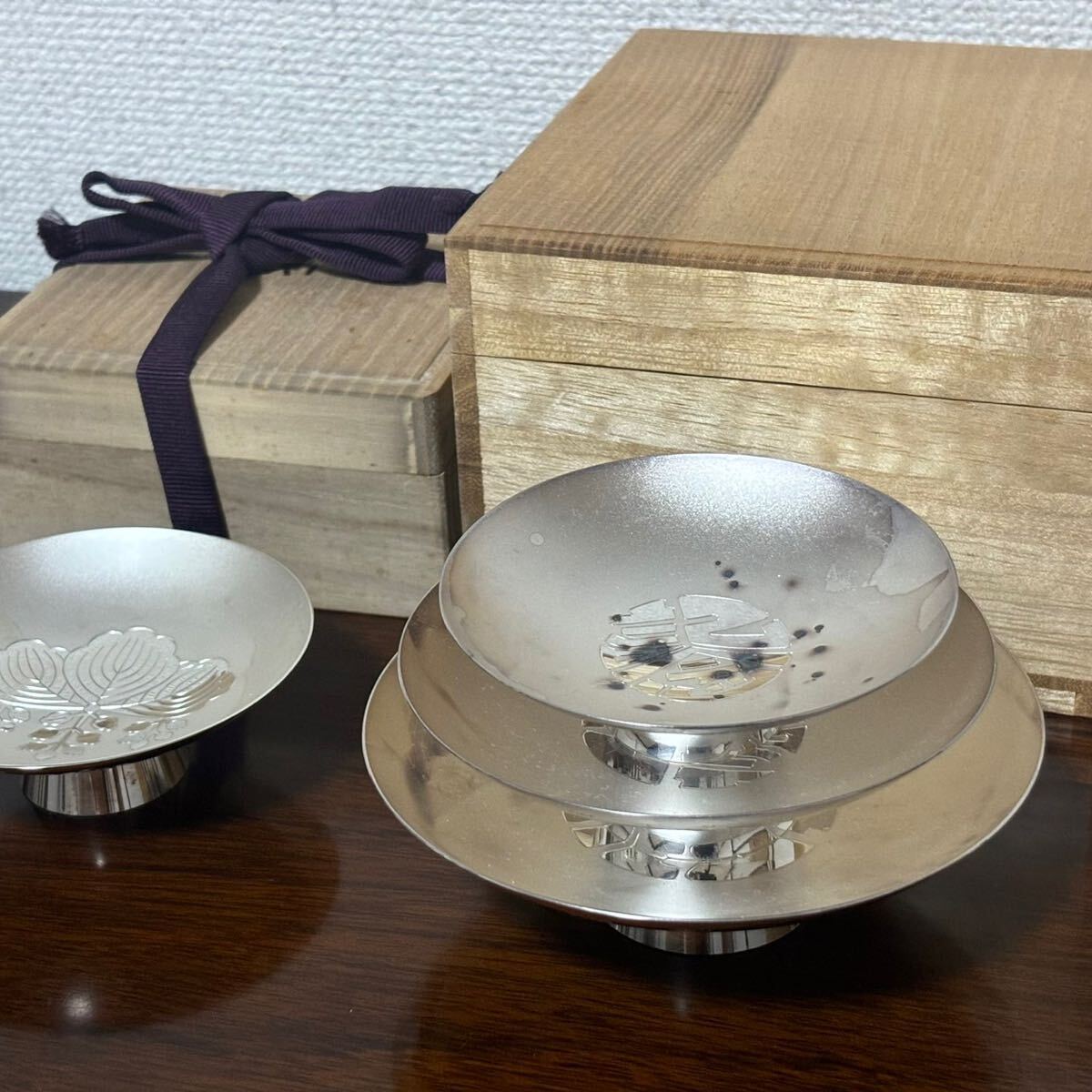 純銀 銀杯 銀盃 182.3g 刻印あり SILVER 盃 シルバー 純銀製 【公式通販】