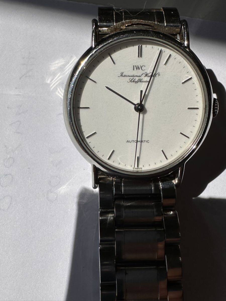 稼動品／希少】IWC 腕時計 手巻き 機械式 2針 スクエア シルバー