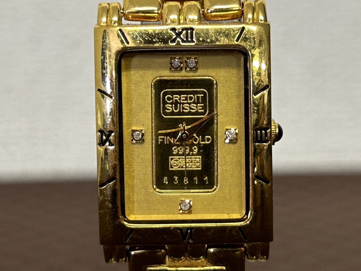 ELGIN エルジン 24K 純金 インゴット 1g クレディスイス