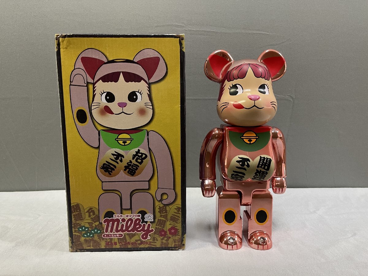 2セット 招き猫 招福 桃金メッキ 100％ & 400％ BE@RBRICK 【公式通販】