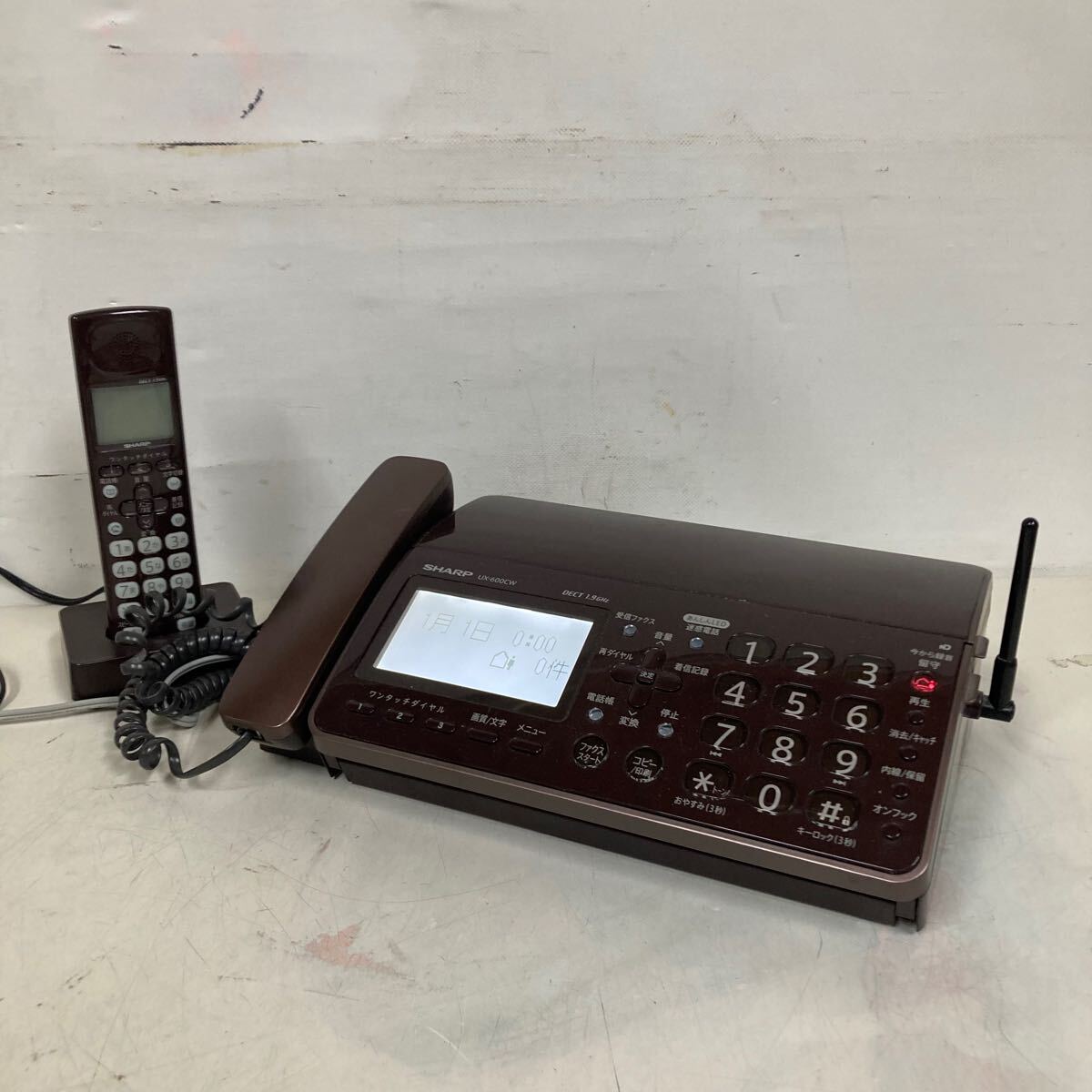 SHARP シャープ デジタルコードレスファクシミリ ファッピー UX-850CL