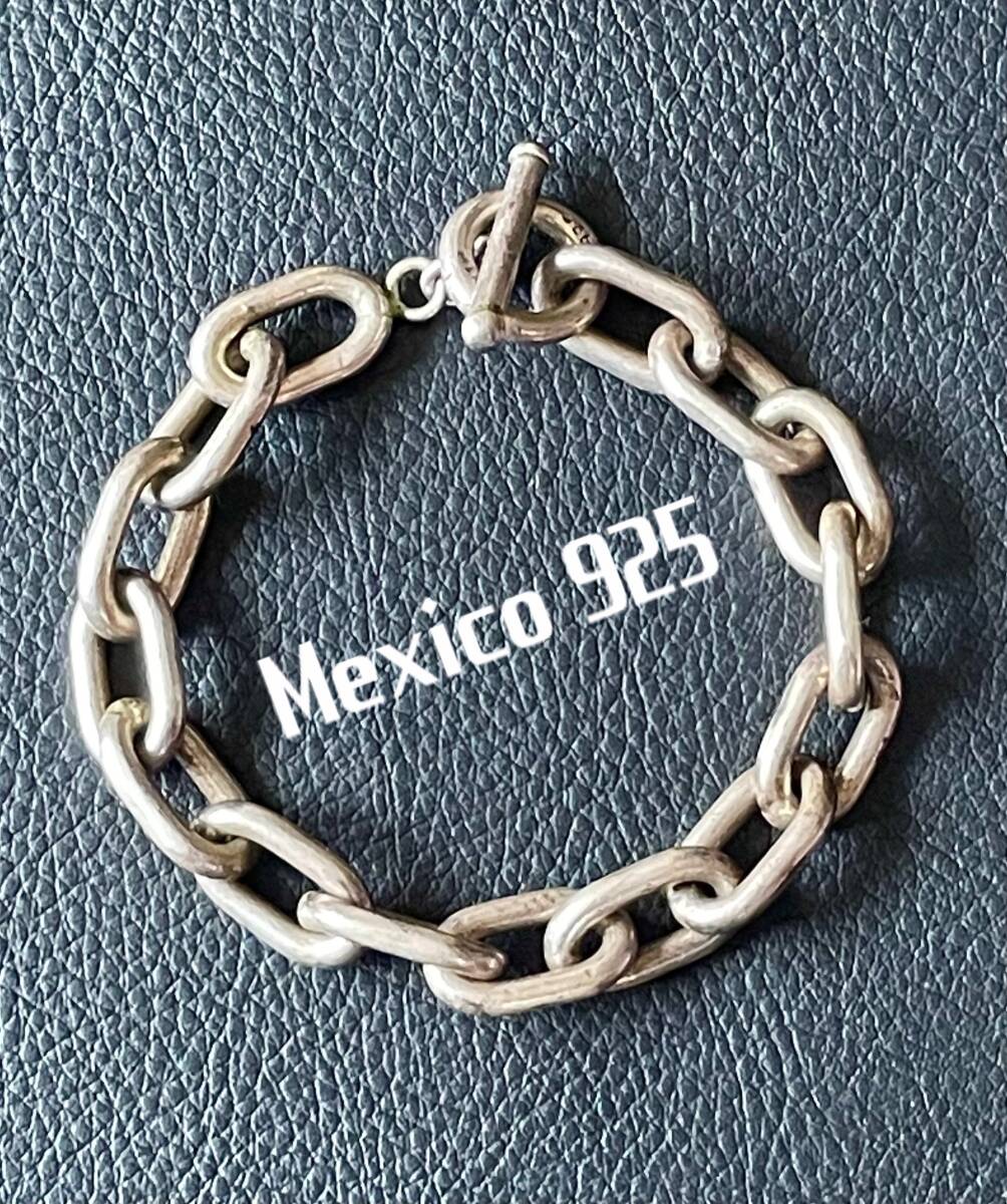 メキシコ製 シルバー925 トグル スウィートハートジュエリー ブレスレット MEXCO メキシコ製 シルバー 925 トグル チェーン スウィート
