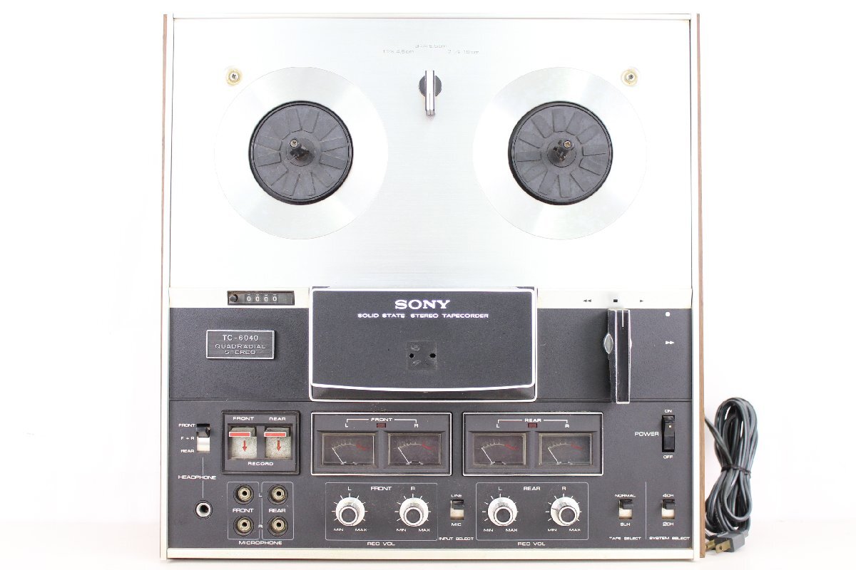 SONY CLOSED LOOP DUAL CAPSTAN テープレコーダー（SONY TC-R6