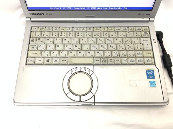 【全体的に状態が悪い】 Panasonic Let’s note CF-SX3JDHCS Core i5-4310U@2.0Ghz/メモリ ...