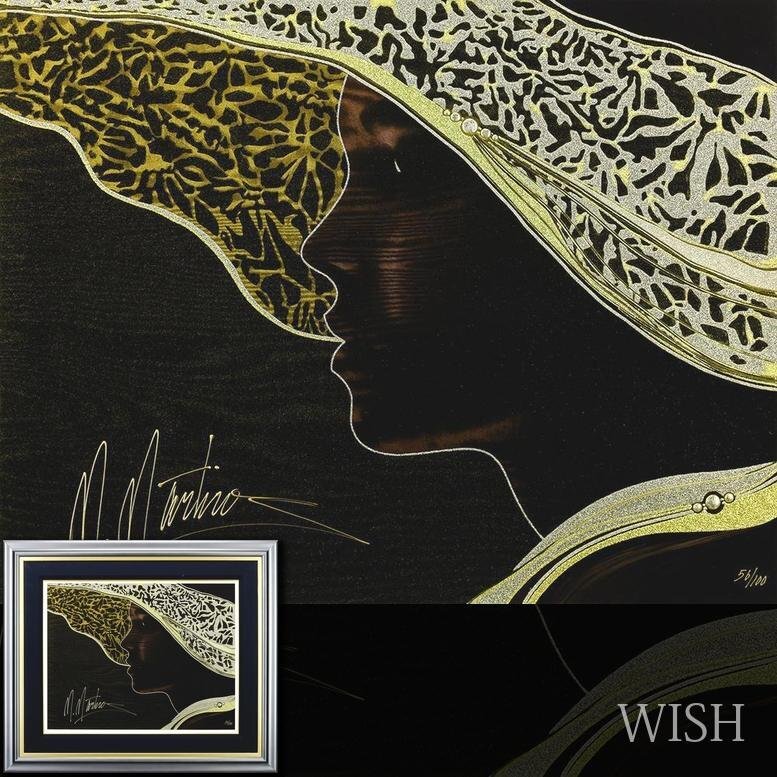 マーティロ・マヌキアン「春」シルクスクリーン直筆サイン