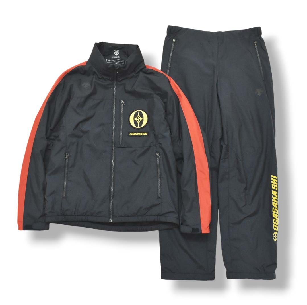 ネイビー ナイロン ウィンドブレーカー 上下セット オガサカ