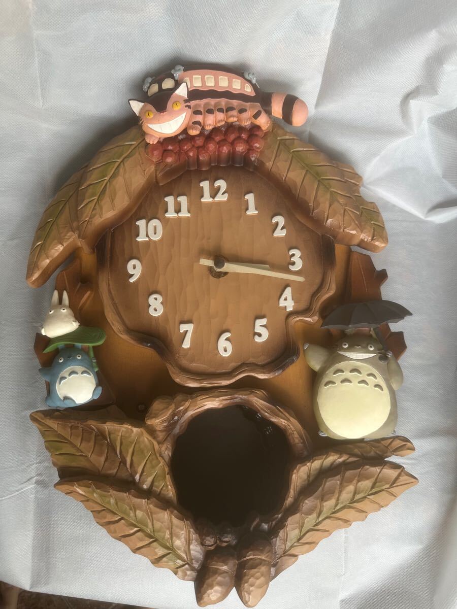 GBL となりのトトロ ネコバス 振り子時計 新品 ジブリ/どんぐり共和国
