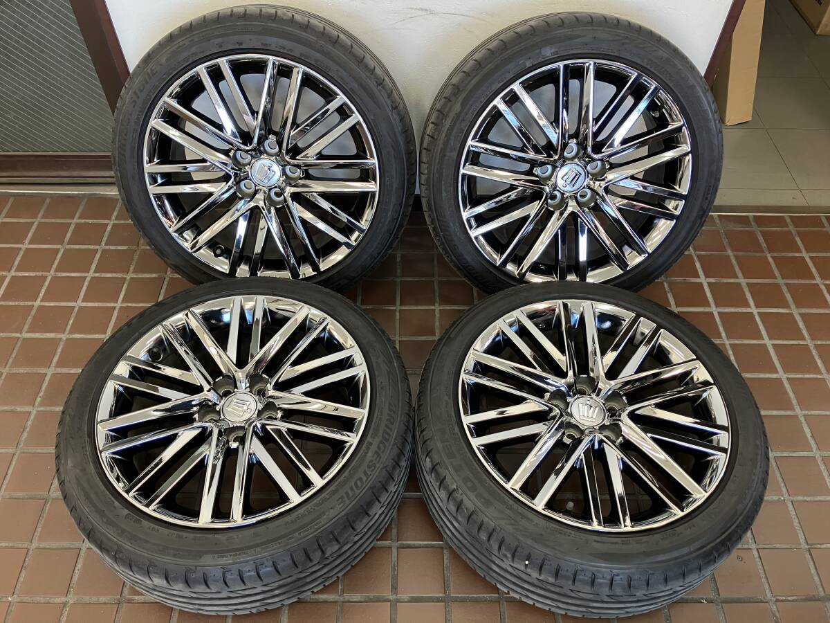 クラウンスポーツRS 純正ホイール4本　新車外し(美品) ナルト ①【新車外し品】トヨタ クラウン スポーツ純正21ｲﾝﾁアルミ