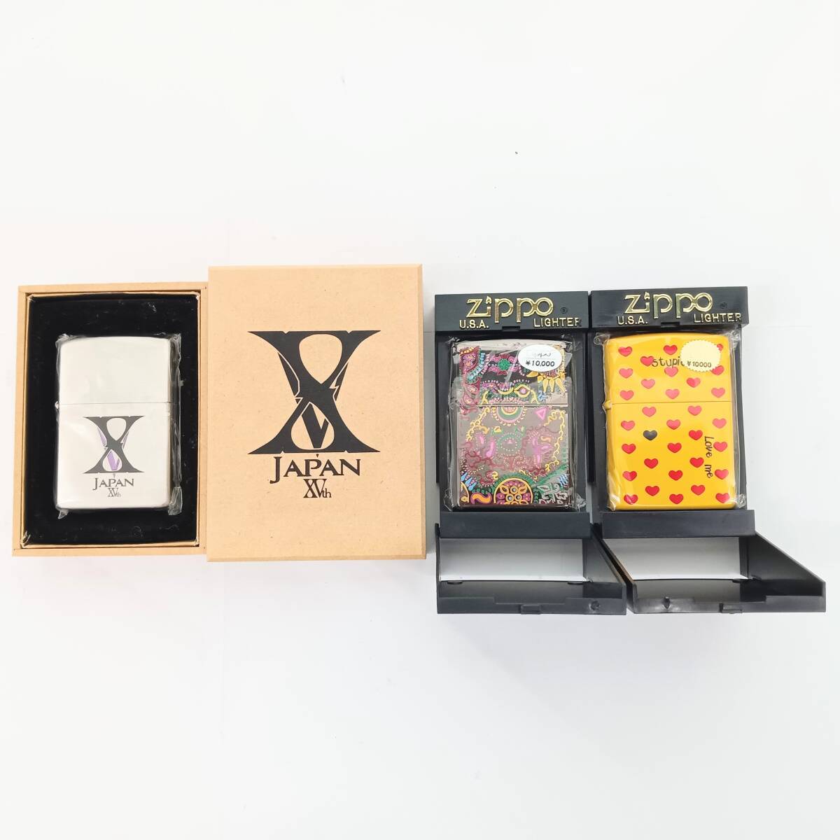 hide イエローハート ZIPPO ジッポライター 希少限定品 zippo hide イエローハート ZIPPO ジッポライター 希少限定品 zippo