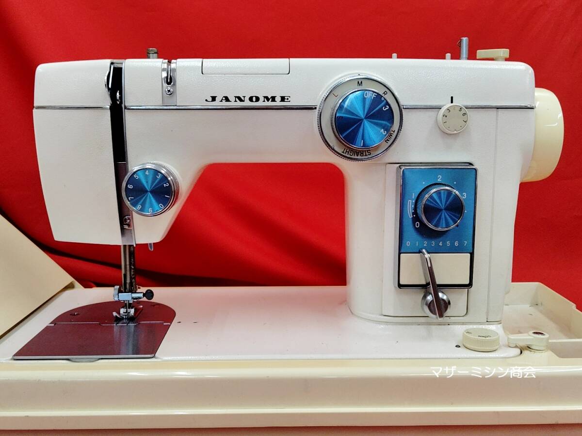JANOME ミシン ホワイト まわら