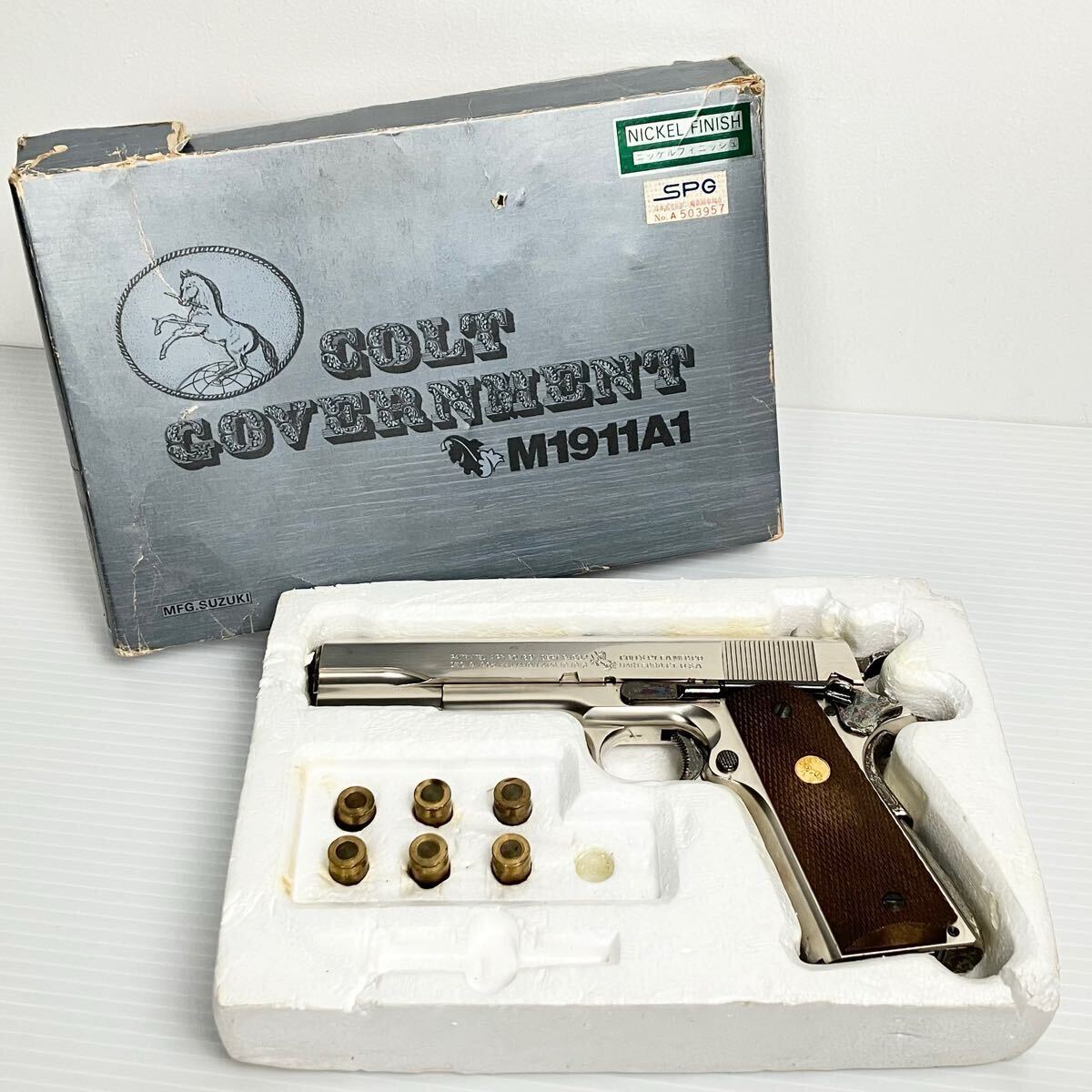 M1911A1 ブラック　メタルフィニッシュ　モデルガン M1911A1 ブラックメタルフィニッシュモデルガン