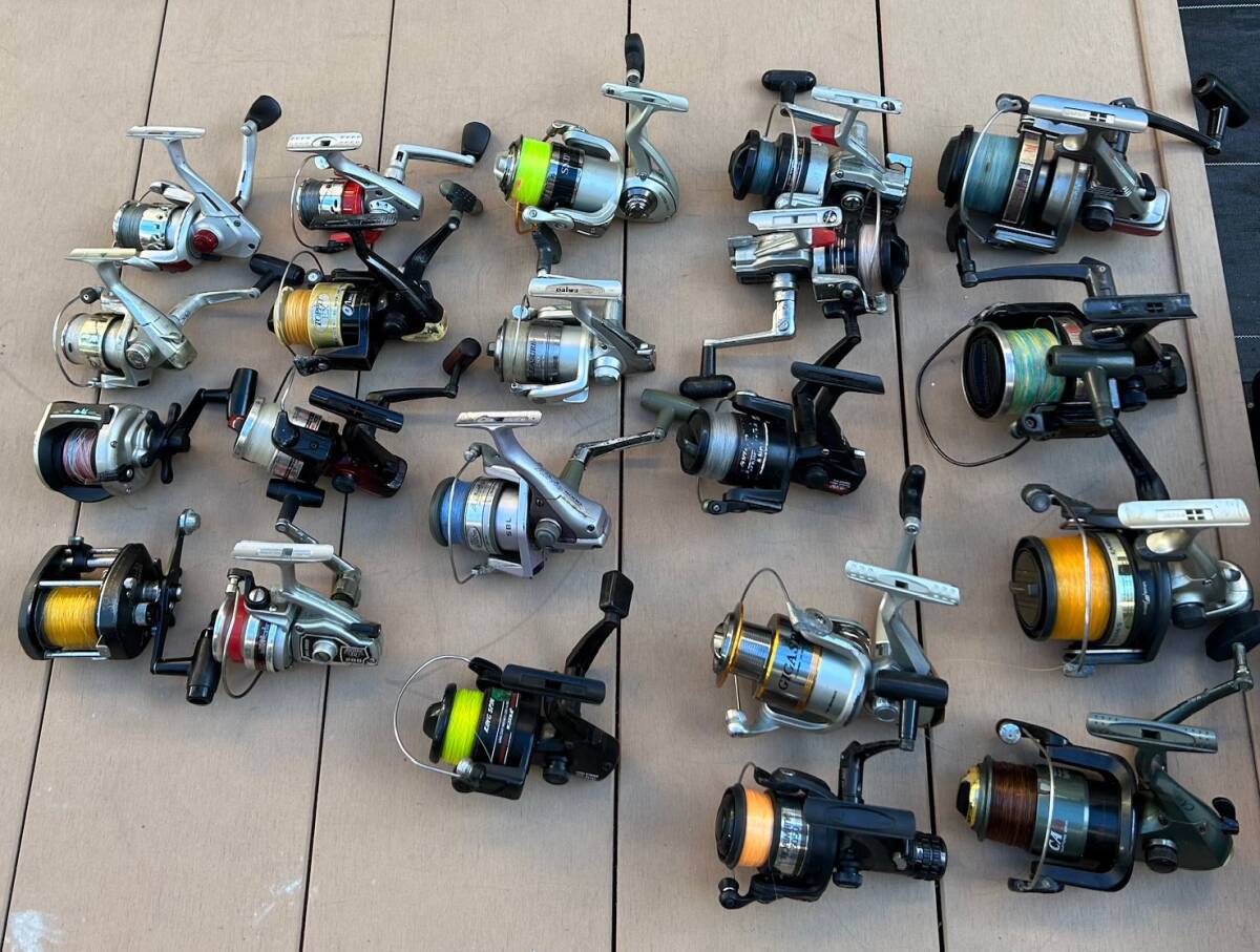 ダイワ シマノ スピニングリール 5個セット リールまとめ売り SHIMANO Daiwa リールまとめ売り 5台