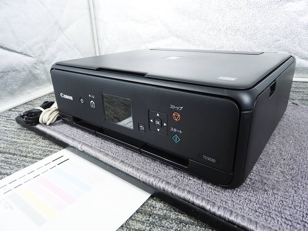 動作OK】印刷枚数少！！CanonキャノンプリンタTS5030