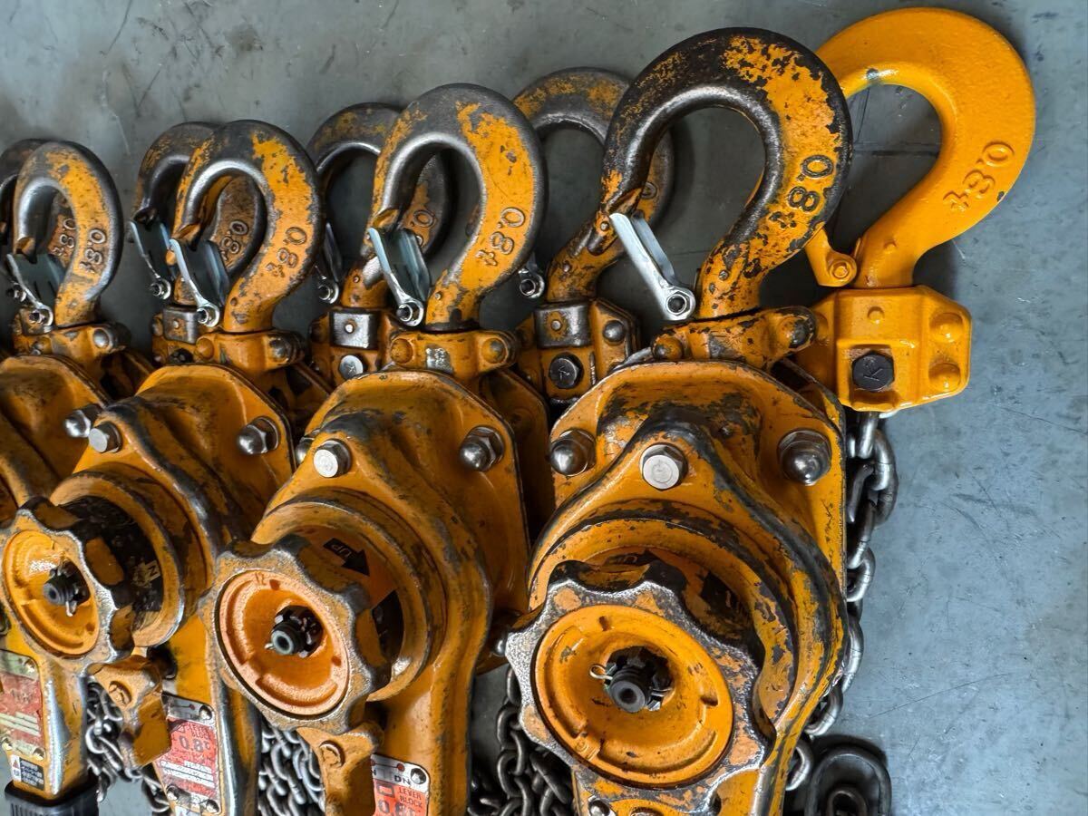 分解整備 キトー レバーブロック 1.6t 6台 セット 即納 領収書可 送料 